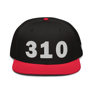 310 Area Code Snapback Hat