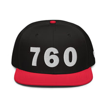 Load image into Gallery viewer, 760 Area Code Snapback Hat