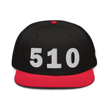 Load image into Gallery viewer, 510 Area Code Snapback Hat