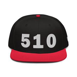 510 Area Code Snapback Hat