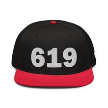 Load image into Gallery viewer, 619 Area Code Snapback Hat