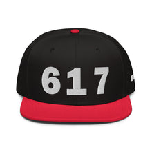 Load image into Gallery viewer, 617 Area Code Snapback Hat