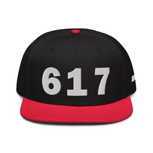 617 Area Code Snapback Hat