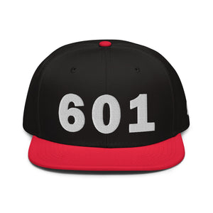 601 Area Code Snapback Hat