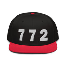 Load image into Gallery viewer, 772 Area Code Snapback Hat