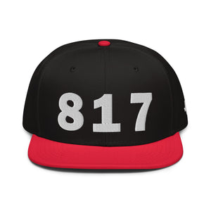 817 Area Code Snapback Hat