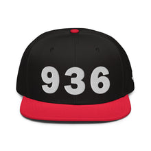 Load image into Gallery viewer, 936 Area Code Snapback Hat