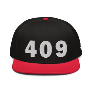 409 Area Code Snapback Hat