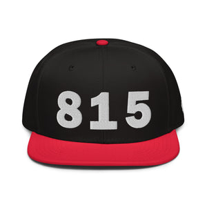 815 Area Code Snapback Hat