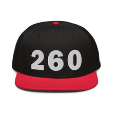 Load image into Gallery viewer, 260 Area Code Snapback Hat