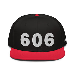 606 Area Code Snapback Hat