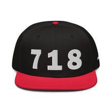 Load image into Gallery viewer, 718 Area Code Snapback Hat