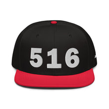 Load image into Gallery viewer, 516 Area Code Snapback Hat