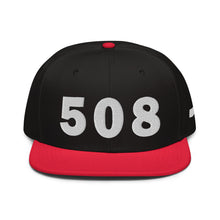 Load image into Gallery viewer, 508 Area Code Snapback Hat