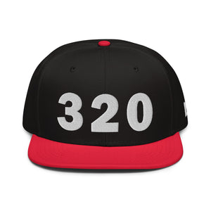 320 Area Code Snapback Hat