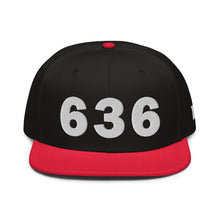 Load image into Gallery viewer, 636 Area Code Snapback Hat