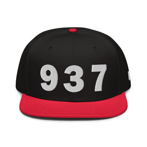 937 Area Code Snapback Hat