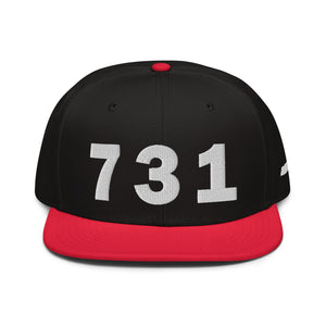 731 Area Code Snapback Hat