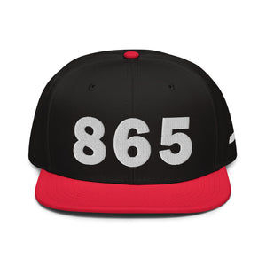 865 Area Code Snapback Hat