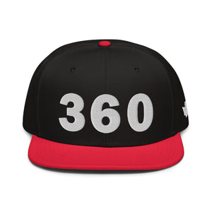 360 Area Code Snapback Hat
