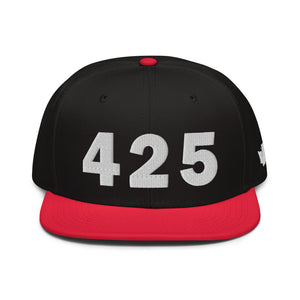 425 Area Code Snapback Hat