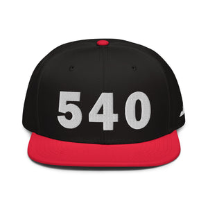 540 Area Code Snapback Hat