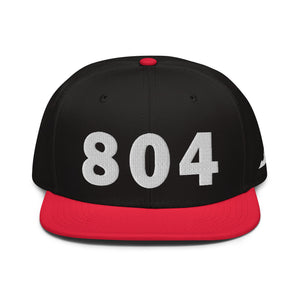 804 Area Code Snapback Hat