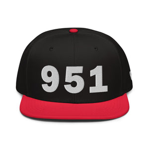 951 Area Code Snapback Hat