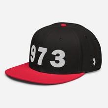 Load image into Gallery viewer, 973 Area Code Snapback Hat