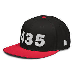 435 Area Code Snapback Hat