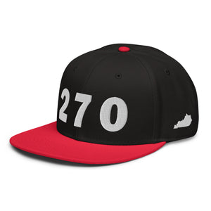 270 Area Code Snapback Hat