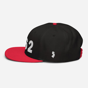 862 Area Code Snapback Hat