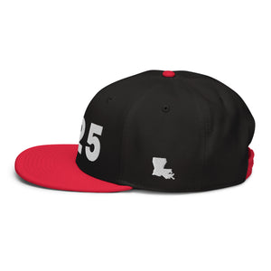 225 Area Code Snapback Hat