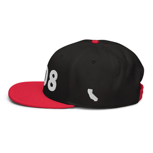 408 Area Code Snapback Hat