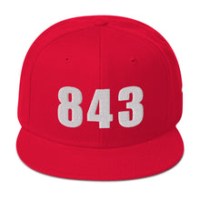 Load image into Gallery viewer, 843 Area Code Snapback Hat