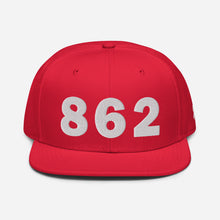 Load image into Gallery viewer, 862 Area Code Snapback Hat