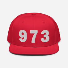 Load image into Gallery viewer, 973 Area Code Snapback Hat