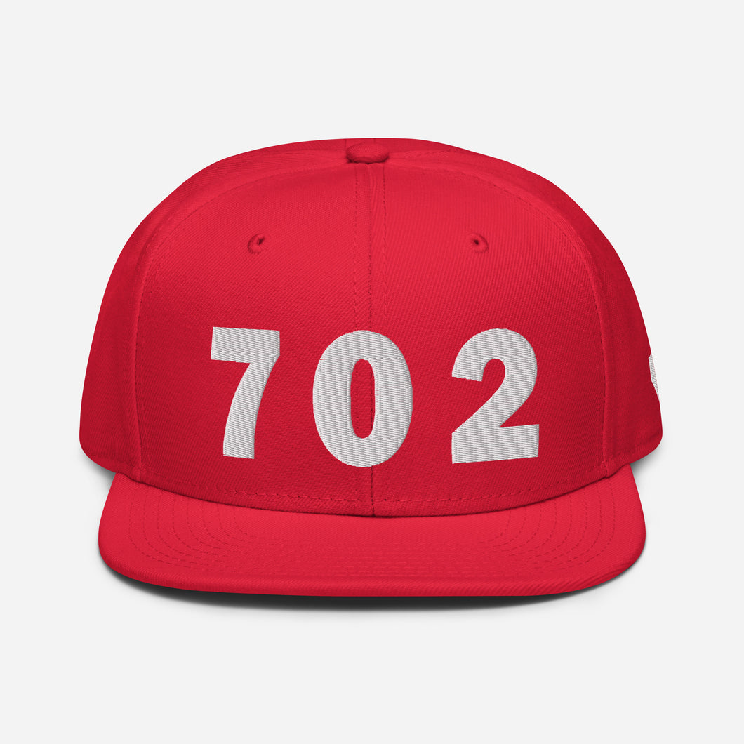 702 Area Code Snapback Hat