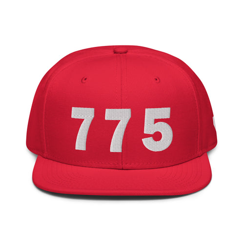 775 Area Code Snapback Hat