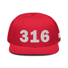 Load image into Gallery viewer, 316 Area Code Snapback Hat