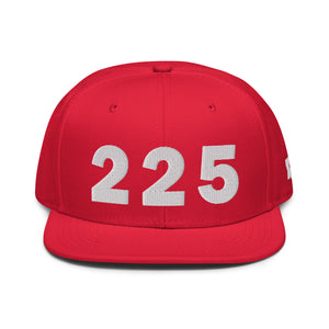 225 Area Code Snapback Hat