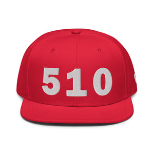 510 Area Code Snapback Hat