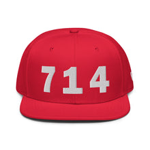 Load image into Gallery viewer, 714 Area Code Snapback Hat