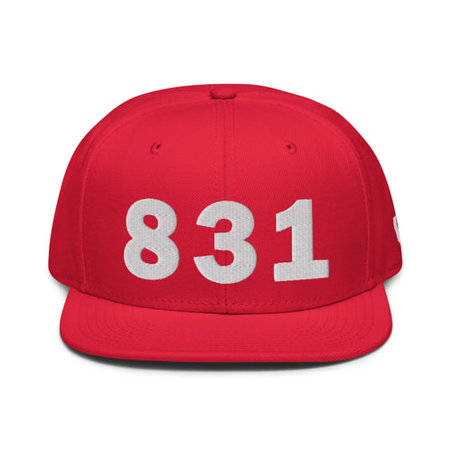 831 Area Code Snapback Hat