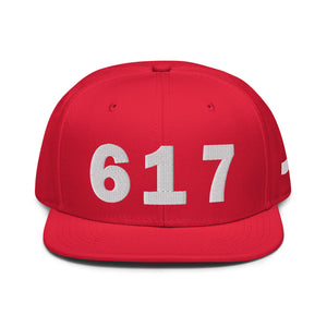 617 Area Code Snapback Hat