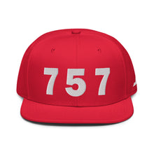 Load image into Gallery viewer, 757 Area Code Snapback Hat