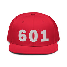 Load image into Gallery viewer, 601 Area Code Snapback Hat