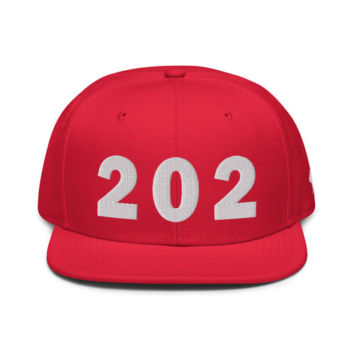 202 Area Code Snapback Hat