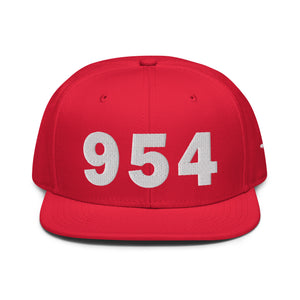 954 Area Code Snapback Hat