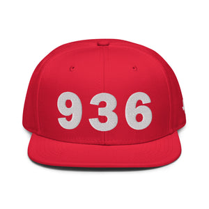 936 Area Code Snapback Hat